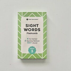 Think Tank Scholar Grade Sight Word Third Grade Flash Cards